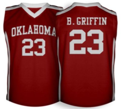 Jerseys Factory Cheap Sooners #23 Blake Griffin Red Basketball E