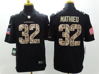 Jerseys Factory Cheap Nike Cardinals #32 Tyrann Mathieu Black Me