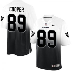 Jerseys Factory Cheap Nike Raiders #89 Amari Cooper White/Black