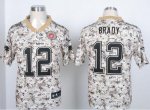 Jerseys Factory Cheap Nike Patriots #12 Tom Brady Camo USMC Men'