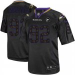 Jerseys Factory Cheap Nike Ravens #92 Haloti Ngata New Lights Ou