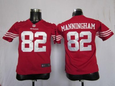 Jerseys Factory Cheap Nike 49ers #82 Mario Manningham Red Team C