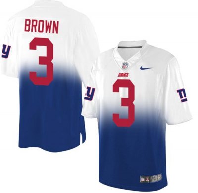 Jerseys Factory Cheap Nike Giants #3 Josh Brown Royal Blue/White