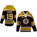 Jerseys Factory Cheap Bruins #19 Tyler Seguin Black Sawyer Hoode