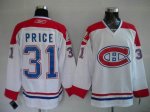 Jerseys Factory Cheap Canadiens #31 Carey Price Embroidered Whit