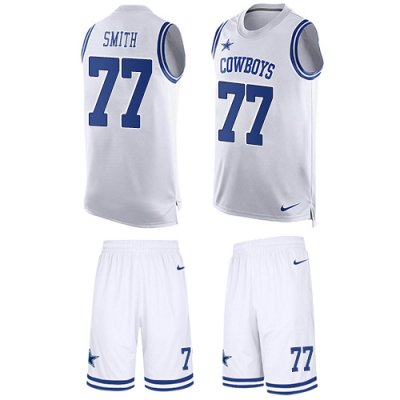 Jerseys Factory Cheap Nike Cowboys #77 Tyron Smith White Men's S