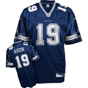 Jerseys Factory Cheap Cowboys #19 Miles Austin Navy Blue Embroid