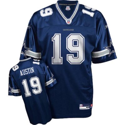 Jerseys Factory Cheap Cowboys #19 Miles Austin Navy Blue Embroid