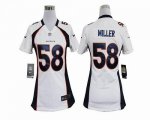 Jerseys Factory Cheap Nike Broncos #58 Von Miller White Women's