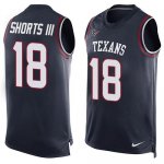 Jerseys Factory Cheap Nike Texans #18 Cecil Shorts III Navy Blue