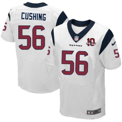 Jerseys Factory Cheap Nike Texans #56 Brian Cushing White With 1