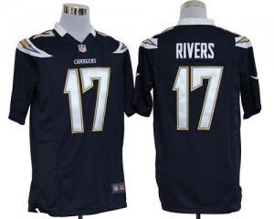 Jerseys Factory Cheap Nike Chargers #17 Philip Rivers Navy Blue