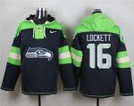 Jerseys Factory Cheap Nike Seahawks #16 Tyler Lockett Steel Blue