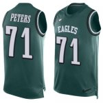 Jerseys Factory Cheap Nike Eagles #71 Jason Peters Midnight Gree
