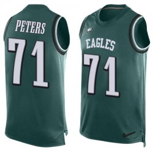 Jerseys Factory Cheap Nike Eagles #71 Jason Peters Midnight Gree