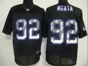 Jerseys Factory Cheap Sideline Black United Ravens #92 Haloti Ng