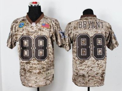 Jerseys Factory Cheap Nike Cowboys #88 Dez Bryant Camo Men's Sti
