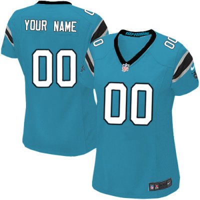 Jerseys Factory Cheap Nike Carolina Panthers Customized Blue Emb
