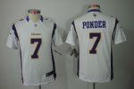 Jerseys Factory Cheap Nike Vikings #7 Christian Ponder White You