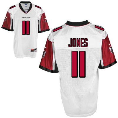 Jerseys Factory Cheap Nike Falcons #11 Julio Jones White Stitche