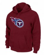 Jerseys Factory Cheap Tennessee Titans Logo Pullover Hoodie Red