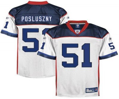 Jerseys Factory Cheap Bills #51 Bill Posluszny White Stitched NF
