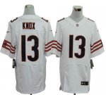 Jerseys Factory Cheap Nike Bears #13 Johnny Knox White Men's Emb