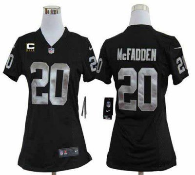 Jerseys Factory Cheap Nike Raiders #20 Darren McFadden Black Tea