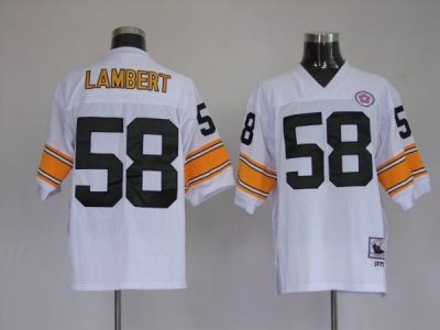 Jerseys Factory Cheap Mitchell & Ness Steelers #58 Jack Lambert