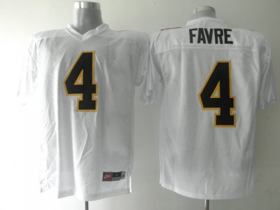 Jerseys Factory Cheap Golden Eagles #4 Brett Favre White Embroid