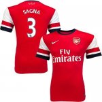 Jerseys Factory Cheap Women's Arsenal #3 Bacary Sagna Home Socce