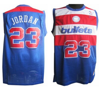 Jerseys Factory Cheap Wizards #23 Michael Jordan Blue Nike Throw