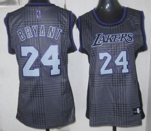 Jerseys Factory Cheap Lakers #24 Kobe Bryant Black Rhythm Fashio