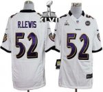 Jerseys Factory Cheap Nike Ravens #52 Ray Lewis White Super Bowl