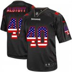 Jerseys Factory Cheap Nike Buccaneers #40 Mike Alstott Black Men