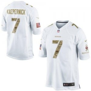 Jerseys Factory Cheap Nike 49ers #7 Colin Kaepernick White Men's