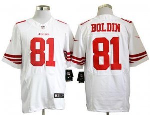 Jerseys Factory Cheap Nike 49ers #81 Anquan Boldin White Men's S