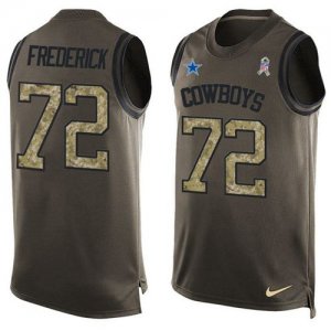 Jerseys Factory Cheap Nike Cowboys #72 Travis Frederick Green Me