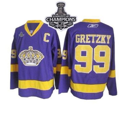Jerseys Factory Cheap Kings #99 Wayne Gretzky 2012 Stanley Cup C