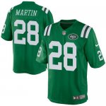Jerseys Factory Cheap Nike Jets #28 Curtis Martin Green Men's St