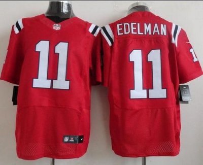 Jerseys Factory Cheap Nike Patriots #11 Julian Edelman Red Alter