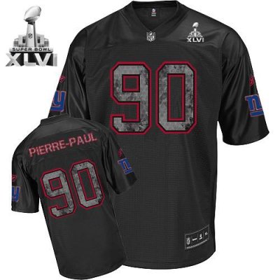 Jerseys Factory Cheap Sideline Black United Giants #90 Pierre-Pa