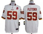 Jerseys Factory Cheap Nike Redskins #59 London Fletcher White Wi