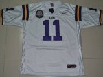 Jerseys Factory Cheap LSU Tigers #11 Spencer Ware White 2012 BCS