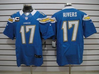Jerseys Factory Cheap Nike Chargers #17 Philip Rivers Electric B