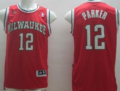 Jerseys Factory Cheap Revolution 30 Bucks #12 Jabari Parker Red