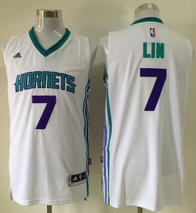 Jerseys Factory Cheap Hornets #7 Jeremy Lin White Stitched NBA J