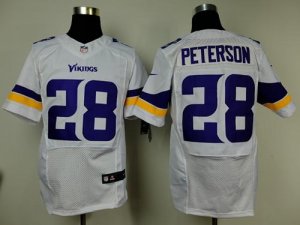 Jerseys Factory Cheap Nike Vikings #28 Adrian Peterson White Men