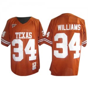 Jerseys Factory Cheap Longhorns #34 Ricky Williams Orange Embroi