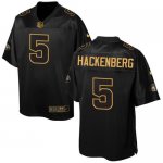 Jerseys Factory Cheap Nike Jets #5 Christian Hackenberg Black Me